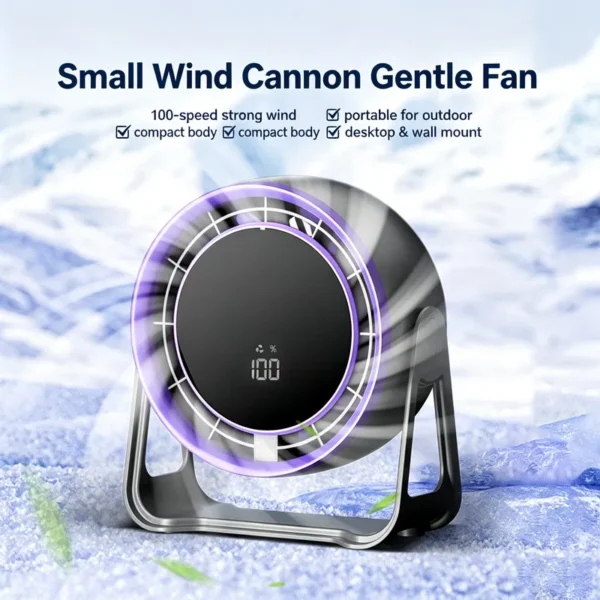 Table Fan, USB, 100, Wall, Portable - view 2