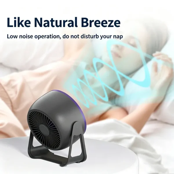 Table Fan, USB, 100, Wall, Portable - view 3