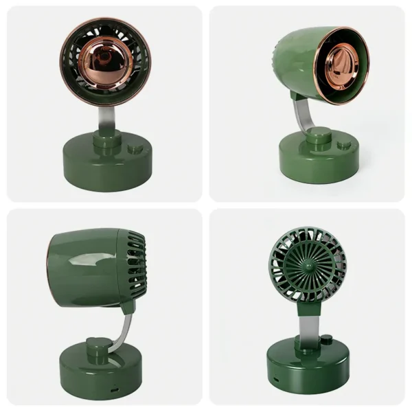 Table Fan, USB, 4000mAh, Portable - view 3