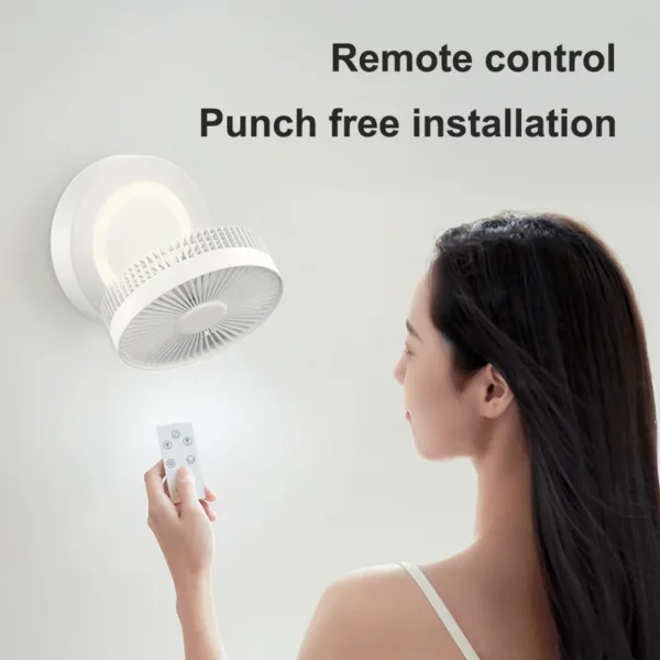 Table Fan, USB, 4000mAh, Portable - view 5