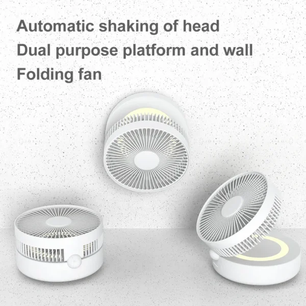 Table Fan, USB, 4000mAh, Portable - view 6