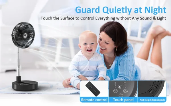 Table Fan, USB, 5V, Battery - view 3
