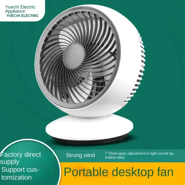 Table Fan, USB, Plastic - view 3