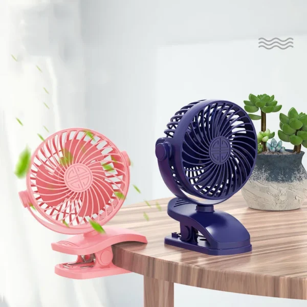 Table Fan, USB, Portable - view 5