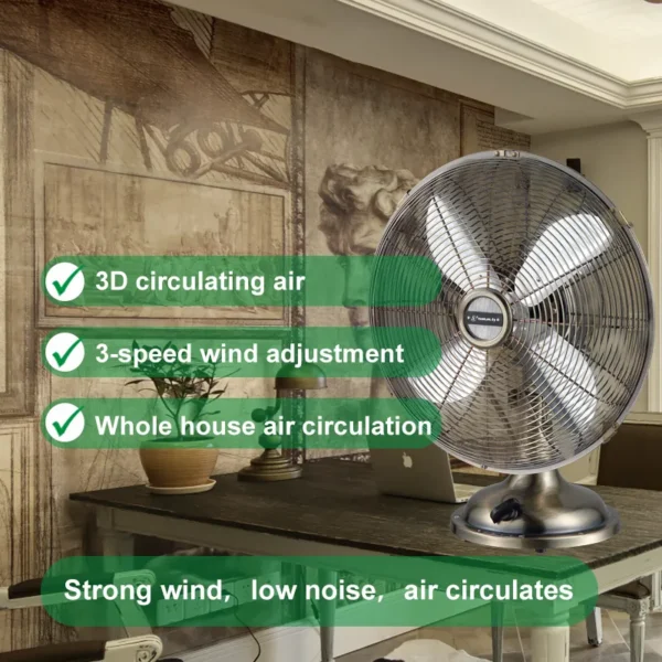 Table Fans, 300mm, 220v, Electric - view 2