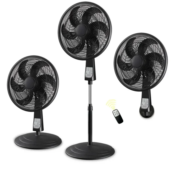Table Wall Stand Fan, 85, Plastic