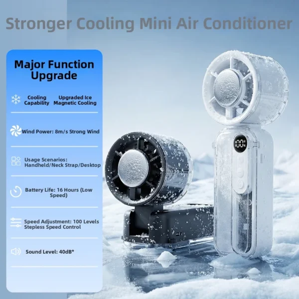 Tec Cooling Handheld Fan, Portable, 16°C - view 3