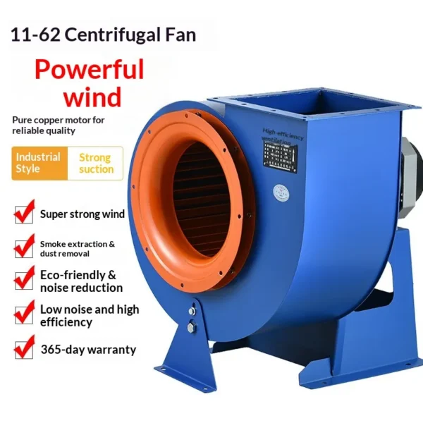 Temperature Centrifugal Exhaust Fan, 380V, 220V, Iron - view 2