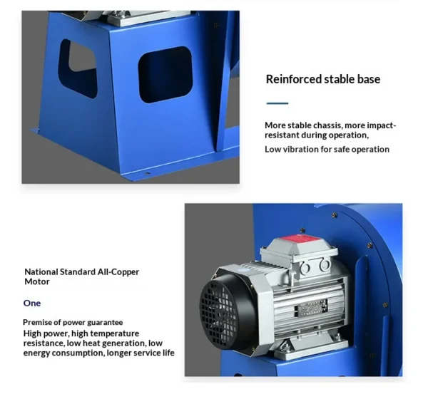Temperature Centrifugal Exhaust Fan, 380V, 220V, Iron - view 3