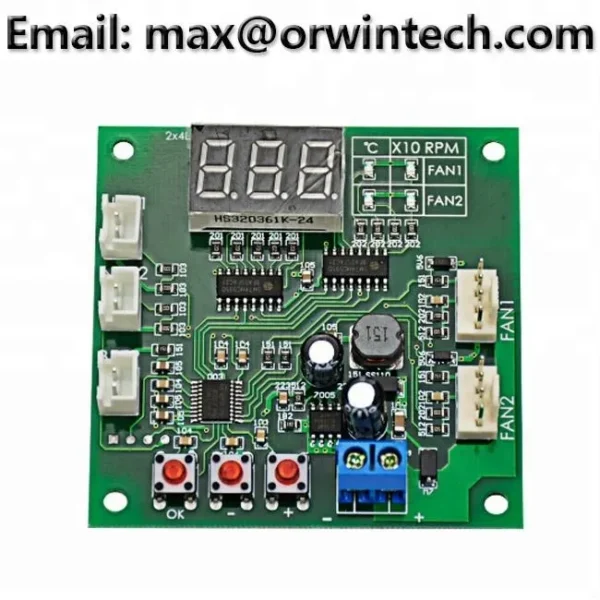Temperature Control Fan, 24V, 48V, 2-Way, 4-Wire - view 2