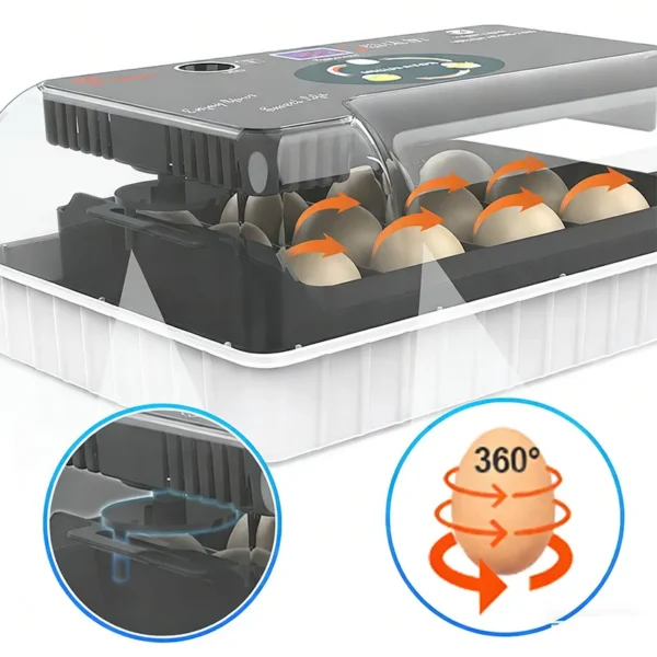 Temperature Controller, 12 Chicken eggs, ABS - view 6