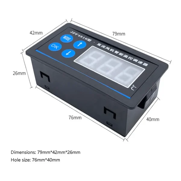 Temperature Fan, RS485, 12V, 24V, 48V - view 2