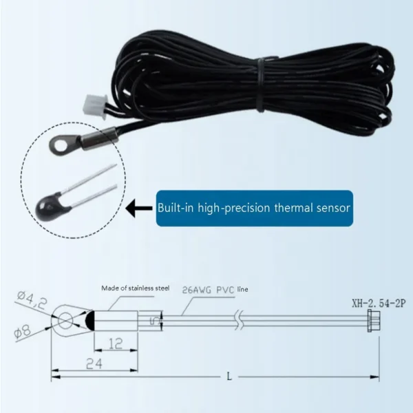 Temperature Fan, RS485, 12V, 24V, 48V - view 3