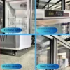 Temperature Food Showcase Freezer, 110V-240V - view 2