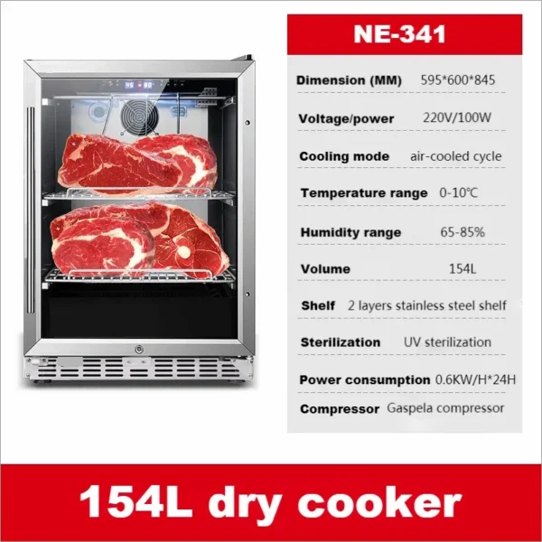 Thawing Equipment, 154L, Stainless Steel - view 2