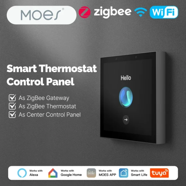 Thermostat Center Control Panel, MOES - view 4