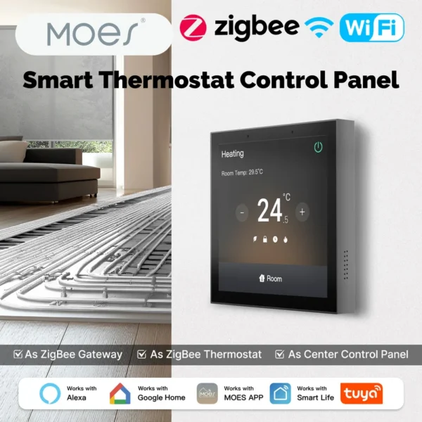 Thermostat Center Control Panel, MOES - view 6