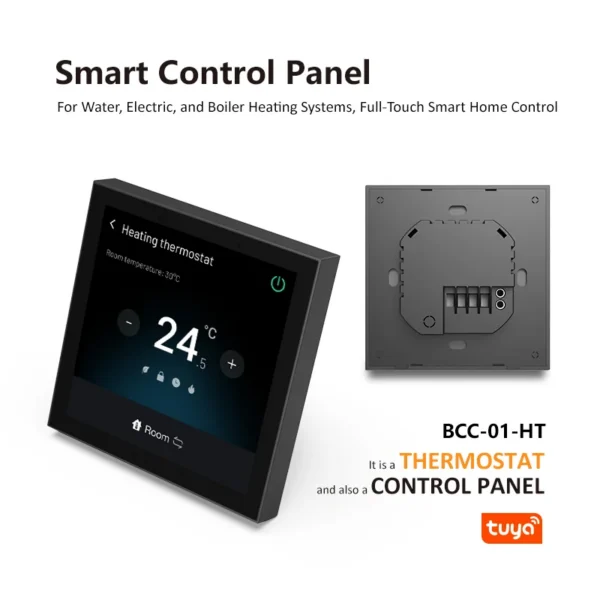 Thermostat Control Panel, BCC-2501-HT-GA, Plastic - view 4