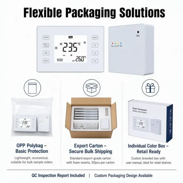 Thermostat Programmable Gas Boiler, HVAC, AC 90-240V - view 4