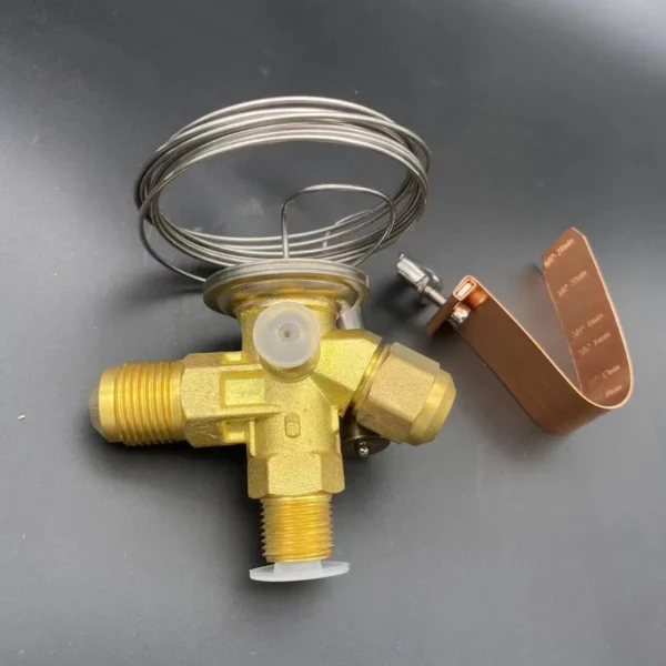 Thermostatic Expansion Valve, brass, R22 R407C R134A R404 - view 2