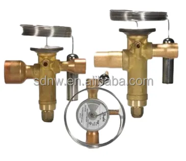 Thermostatic Expansion Valve, solenoid, brass - view 2