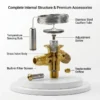 Thermostatic Expansion Valve, TEX2, Brass, R22, HVAC - view 3