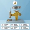 Thermostatic Expansion Valve, TEX2, Brass, R22, HVAC - view 4