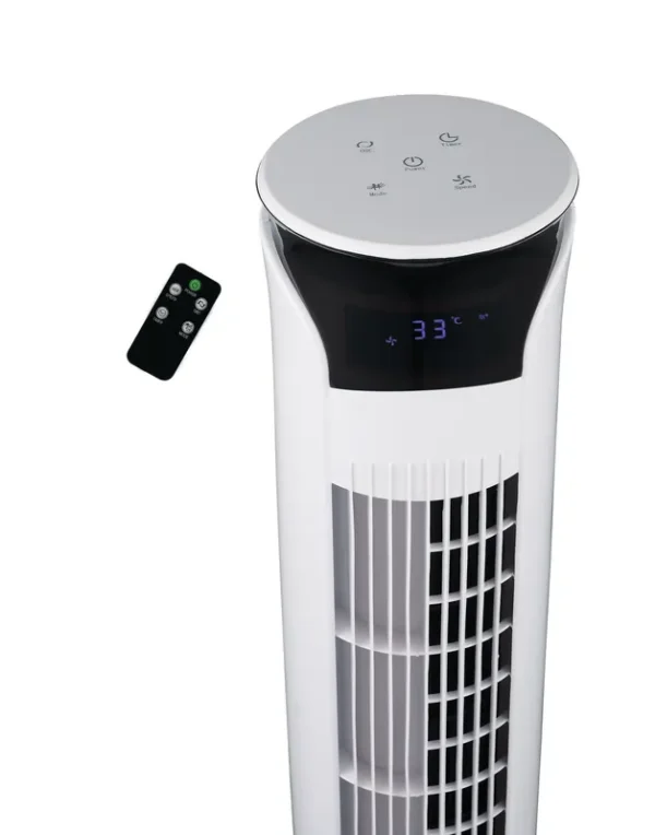 Tower Fan, 101, 45, Plastic - view 3