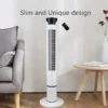 Tower Fan, 101, 45, Plastic - view 5