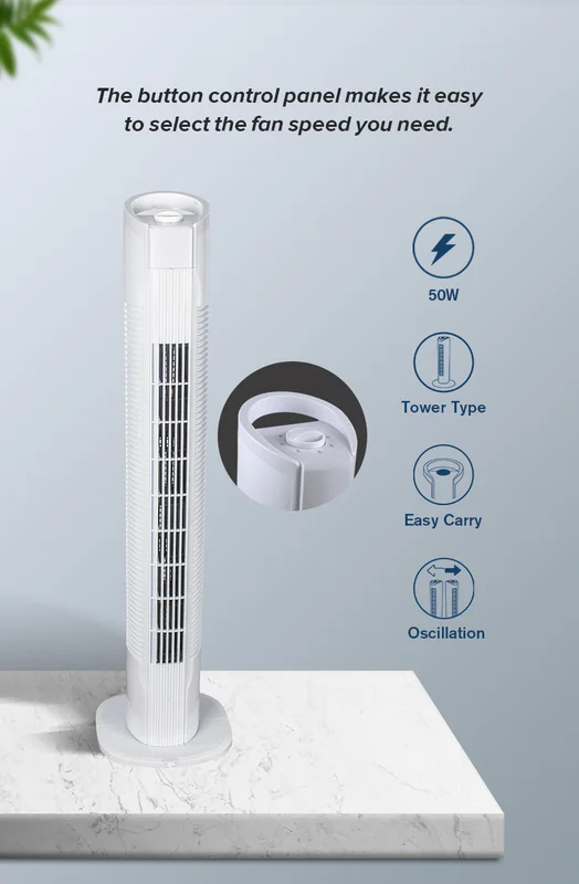 Tower Fan, 220, 50 - view 2