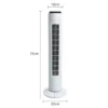 Tower Fan, 29", 3-Speed, Plastic - view 2