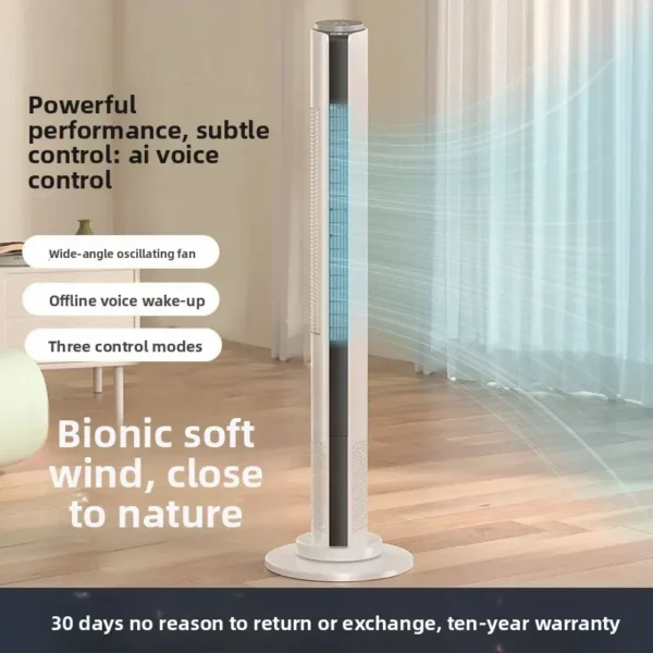 Tower Fan, 3-Speed, 60 W, Metal - view 5