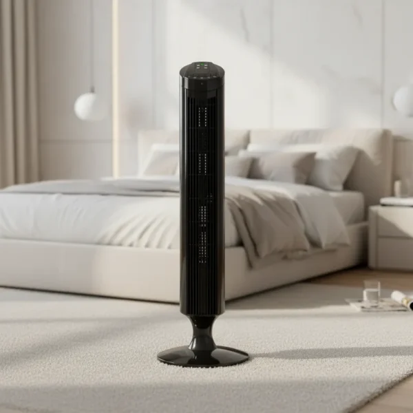 Tower Fan, 3-Speed, Plastic - view 4