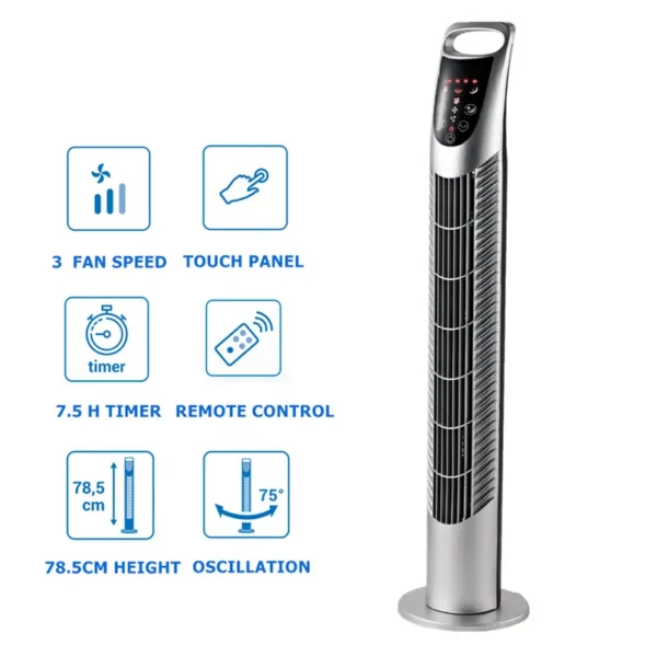 Tower Fan, 31", 220, 40 - view 2