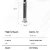 Tower Fan, 31", 220, 40 - view 3