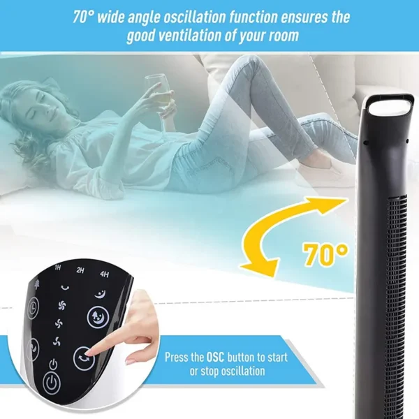Tower Fan, 31", 220, 40 - view 4