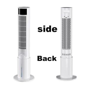 Tower Fan, 35W, 12H, Plastic, AC Motor