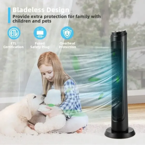 Tower Fan, 40-Inch, D0100HENM77 - view 4