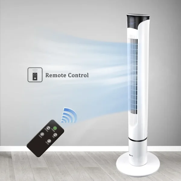 Tower Fan, 40, Plastic - view 3