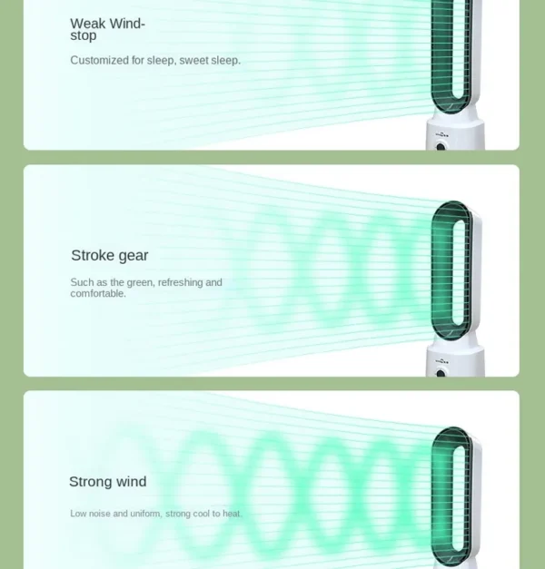 Tower Fan, 45, Plastic - view 3