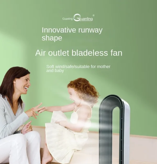 Tower Fan, 45, Plastic - view 4