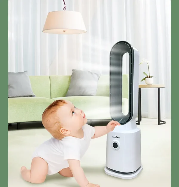 Tower Fan, 45, Plastic - view 6