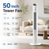 Tower Fan, 50Inch, 24H, Plastic