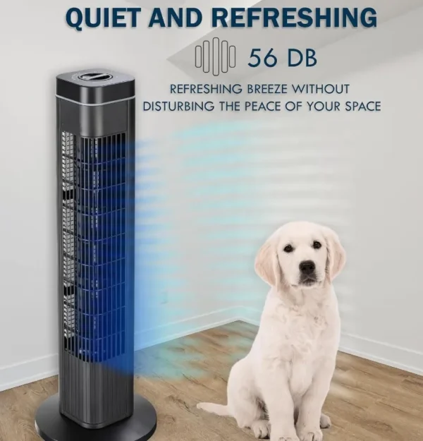 Tower Fan, 50W, Plastic - view 2