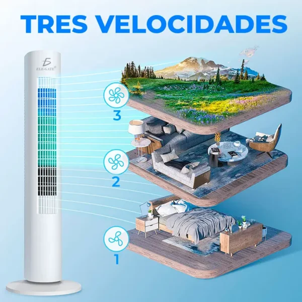 Tower Fan, 76cm, Electric, 3 - view 3