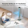Tower Fan, ABS, Plastic - view 2