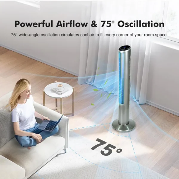 Tower Fan, ABS, Plastic - view 2