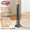 Tower Fan, Copper, Plastic, LCD, 15H