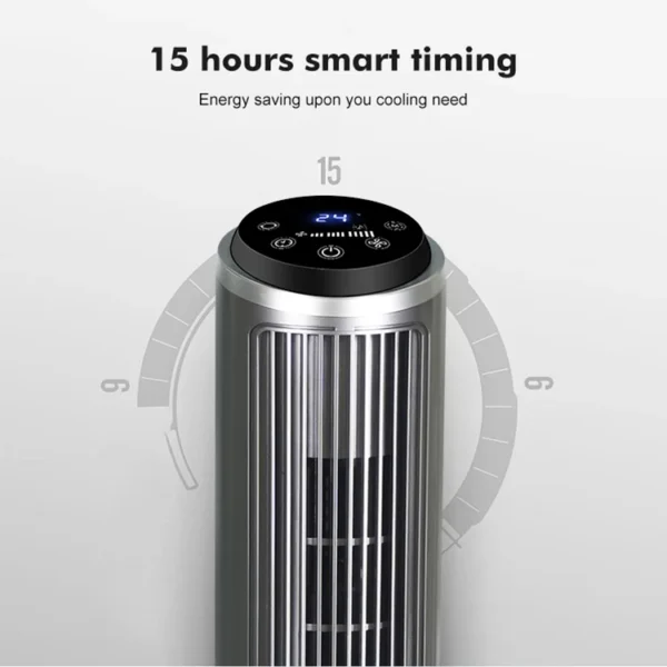 Tower Fan, Copper, Plastic, LCD, 15H - view 3