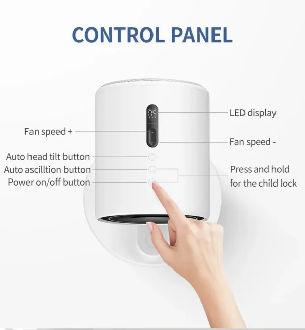 Tower Fan, JNUO, 30W - view 2